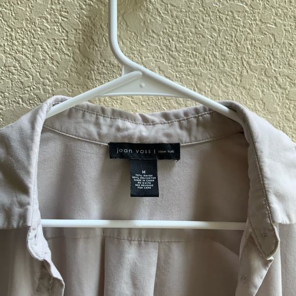 DONATED- Soft light gray button down - Picture 8 of 8